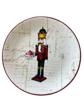 Williams Sonoma Nutcracker Salad Plate 8 5/8" Discontinued